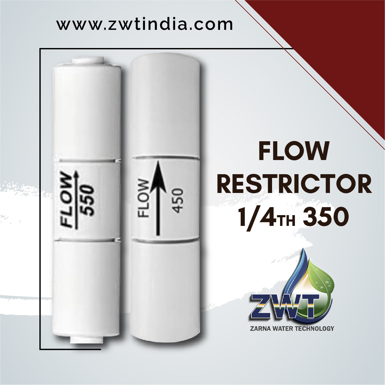 Flow Restrictor 1/4th 350