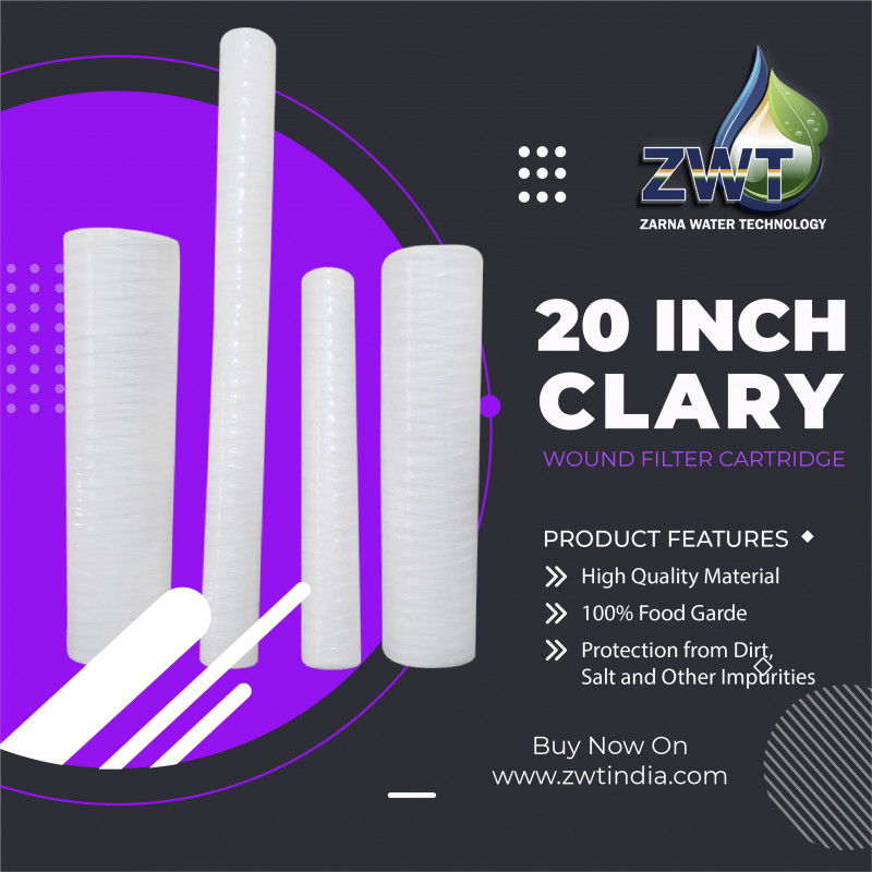 20 Inch Clary Wound Filter Cartridge