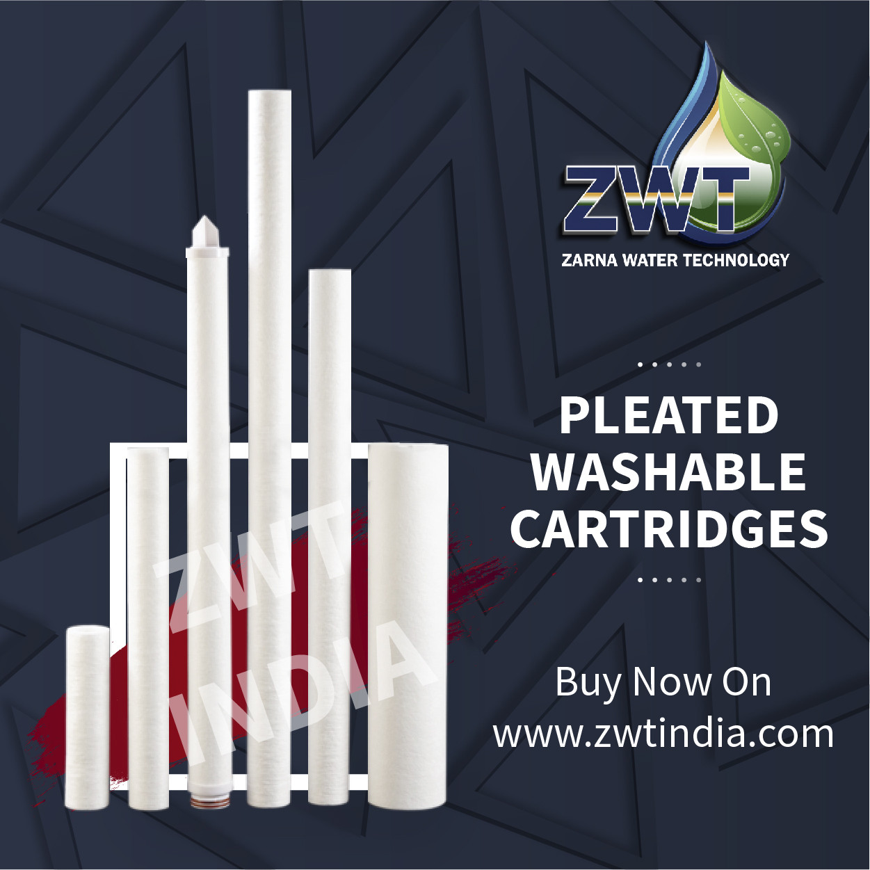 Plated Washable Cartridges